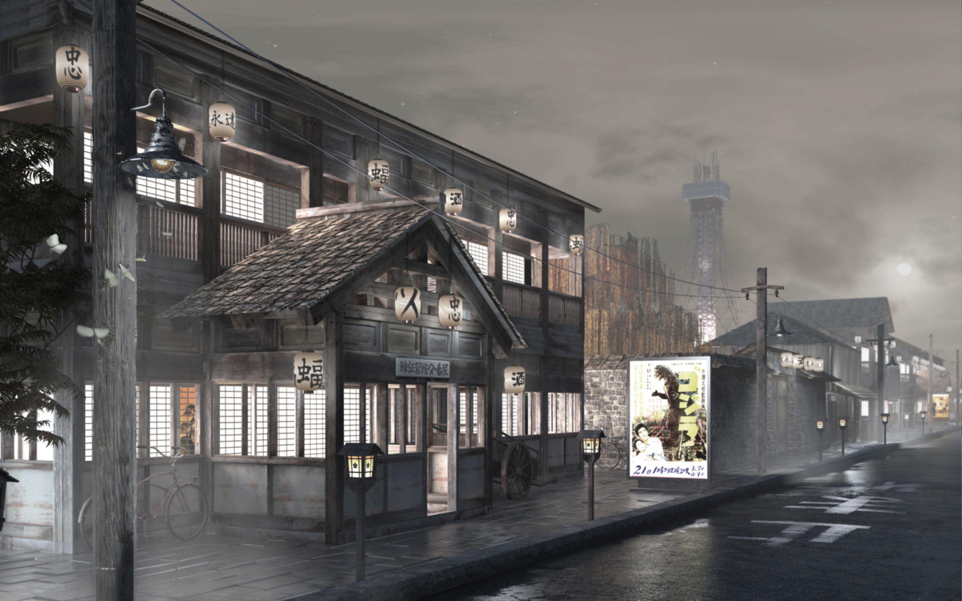 3d japanese street 01